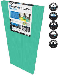  Baudekor XPS Táblás alátét alátét zöld 2 mm 1x0, 5 m (10 m2/cs) (XPS2-282559)