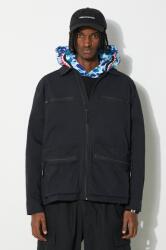 Rains rövid kabát Tomar Overshirt - sötétkék M