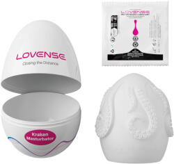 Lovense Kraken - мастурбиращо яйце - 1 бр (бяло) - desirel