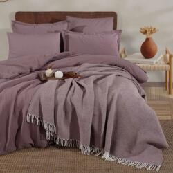 CLASY® Home Set lenjerie de pat cu patura 7 piese Clasy Eveya v3, Mov