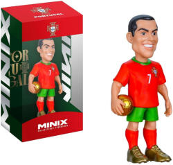 MGA Entertainment Minix: Portugalia - Cupa Mondială Cristiano Ronaldo, figurină de acțiune a fotbalistului, 12 cm (MNX22861) Figurina