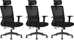 LTC 3PACK ARTEMIS ergonómikus irodai szék, fekete (3 db)