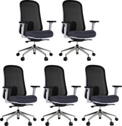 LTC 5PACK Ergonomikus irodai szék VENUS, fekete-szürke (5 db)