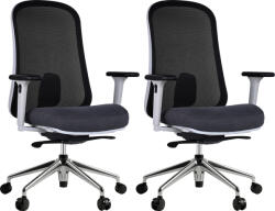 LTC 2PACK Ergonomikus irodai szék VENUS fekete-szürke (2 db)