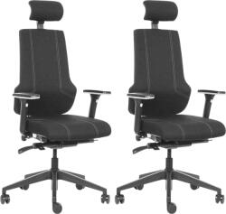 Mercury 2PACK HEALTH Ergonomikus irodai szék fekete (2 db)