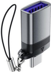 ACEFAST J7 USB-C - USB-A 3.0 OTG Adapter - Szürke (J7)