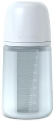 Suavinex Biberon Suavinex SX Pro din silicon, 240 ml, debit mediu, albastru deschis (8426420086783)