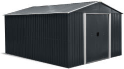 Riwall PRO PRO RMSA 12x10 fém kerti tároló 3x3, 7 m, nyeregtetős, zárható, antracit (8595123408083)