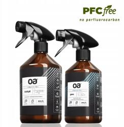 OA Tükörszélvédő Tisztító Szett 250 ml Műanyag Pilótafülke Tisztító 500 ml Oa