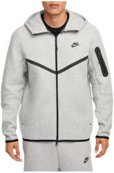 Nike Sportswear Tech Fleece Full Zip Hoodie Dark Grey Heather uniszex pulóver sötétszürke