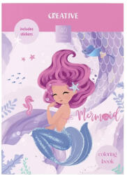 Creative Színező könyv CREATIVE Sea mermaids 40 lapos (75299)