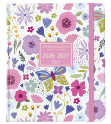 Planall Óvodapedagógus tervező PLANALL B/5 heti 160x200mm 2026-2027. PlanAll Neteducatio Flower Field (7540211000) - robbitairodaszer
