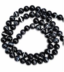  Margele Agata Sardonix Rotunde 10x10 mm pentru Bijuterii Handmade Naturale