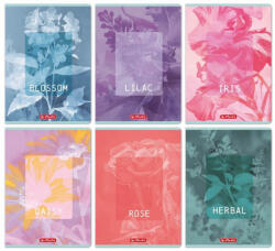 Herlitz tűzött füzet A/4, 32 lap vonalas, Blossom, többféle (HRL-400212825) - mesescuccok