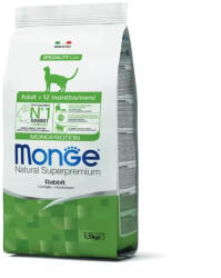 Monge 10kg Monoprotein Adult Nyúl (33, 5/15)