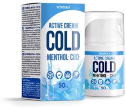 Vitateka nyugtató hűsítő krém mentollal és CBD-vel - 50 ml