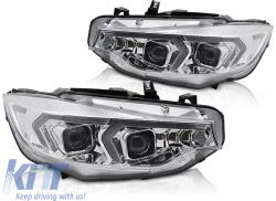  LED hátsó lámpa szett BMW 4-es F32 coupe, F33 kabrió, F36 Gran Coupe 2013-2021, M4 F82, F83 2014-2021 modellekhez, füstös alap, bal és jobb (ABBMTX6010159)