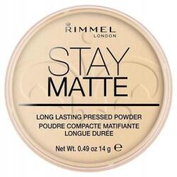 Rimmel London Stay Matte Púder 14g 001 Átlátszó