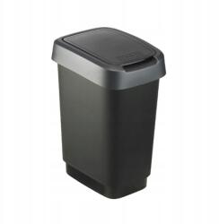 Rotho forgó szemetes Twist ezüst 50L (1754508850)
