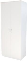 Spectral Mobila Dulap Soft 2 usi cu polite alb Garderoba
