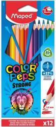Maped Creioane colorate Maped Color’Peps Strong, 12 culori/set