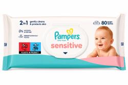 Pampers sensitive servetele umede 2in1 gently cleans-protects skin*80bucati