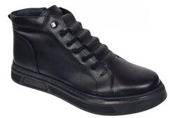 Philippe Ghete casual barbati model iarna din piele naturala cu fermoar GS2021GN