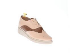 Ciucaleti OFERTA! Marimea 36, Pantofi dama casual, din piele naturala Bej, LP40BB