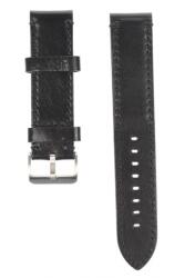 Peyton Rous Curea de ceas din piele, 20 mm x 20 cm, negru - ellegant