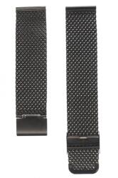  Curea de ceas din metal, 22 mm x 18 cm, negru - 300X22NEGRU - ellegant