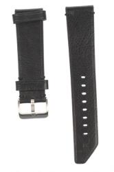 Peyton Rous Curea de ceas din piele, 24 mm x 22 cm, negru - ellegant