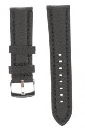 Peyton Rous Curea de ceas din piele, 20 mm x 22 cm, negru - ellegant