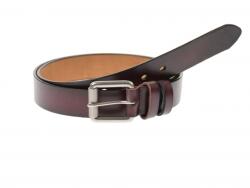 ALPIN POLO Curea barbati eleganta, din piele naturala, visinie 3.5 cm - DR1216VIS - ellegant