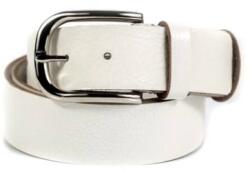 Ciucaleti LUX Curea barbati din piele naturala alba 4cm PPMA115ALB - ellegant