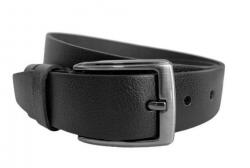 Lucianis style Curea barbati, casual, eleganta, din piele naturala, latime 3.3cm, lungimi pana la 170cm, Negru - CK11N - ellegant