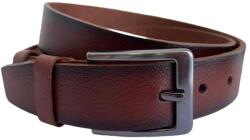Lucianis style Curea barbati, casual, eleganta, din piele naturala, bordo 4cm - CK14M4CM - ellegant