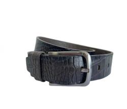 Lucianis style Curea barbati, casual, eleganta, din piele naturala, negru 4cm - CK107N - ellegant