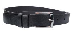 Alpe Leather Curea batal barbati, eleganta pentru costum, din piele naturala, Negru, Latime 3cm, lungime pana la 170cm - CK88N - ellegant