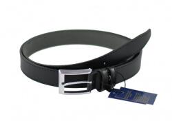 Ciucaleti LUX Curea barbati eleganta din piele naturala (culoare neagra) CK300N - ellegant
