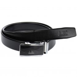 Lucianis style Curea din piele pentru barbati, catarama metalica fara ac, latime 3.5 cm, lungime reglabila, negru - LS225NSS - ellegant