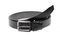 ALPIN POLO Curea barbati eleganta, din piele naturala, neagra 3.5 cm - DR1215N - ellegant