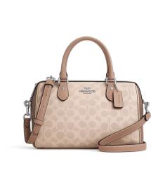 Coach Дамска чанта Coach Rowan Satchel, Бежова (CAB16-YELLOW-WHITE)