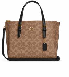 Coach Дамска чанта Coach Mollie Tote 25 In Signature Canvas, Кафява (CV965-BROWN)