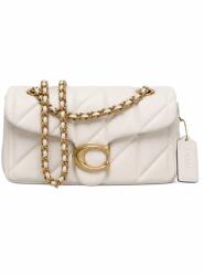 Coach Дамска чанта Coach Tabby 20, Бяла (CP149-WHITE)