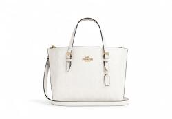 Coach Дамска чанта Coach Mollie Tote 25 In Signature Canvas, Бяла (CV965-WHITE)