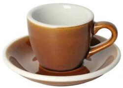 LOVERAMICS Egg - Espresso 80 ml Cup and Saucer - Caramel