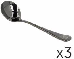 Barista Space Set de 3 linguri de cupaj negru Tacam