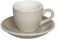 LOVERAMICS Egg - Espresso 80 ml Cup and Saucer - Ivory