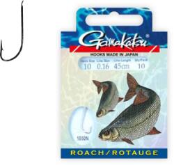 Gamakatsu Carlige Legate Gamakatsu 1050n Roach 0, 10mm 10 Buc Plic, Nr 16 (gk.140146.16.10)