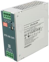MEAN WELL Alimentator Pulsatoriu MEAN WELL 240W 24VDC 0-10A pentru Șină DIN (XTR-240-24PI)